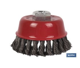 Cepillo Alambre Copa Trenzado M14 Acero