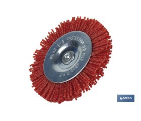 CEPILLO CIRCULAR DE NYLON 6 MM X Ø75