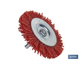 CEPILLO CIRCULAR DE NYLON 6 MM X Ø75