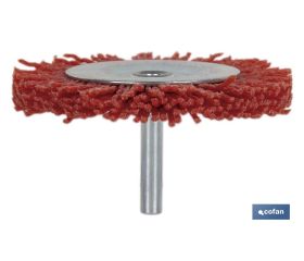 CEPILLO CIRCULAR DE NYLON 6 MM X Ø75