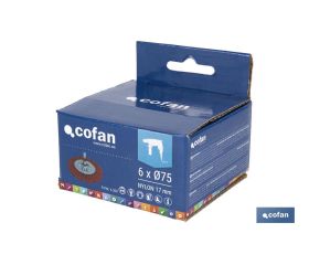 CEPILLO CIRCULAR DE NYLON 6 MM X Ø75