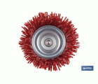 CEPILLO COPA DE NYLON 6 MM X Ø50