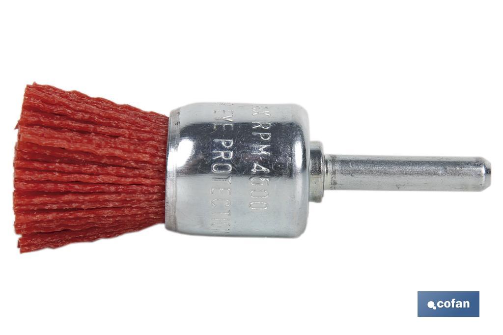 CEPILLO BROCHA DE NYLON 6 MM X Ø25