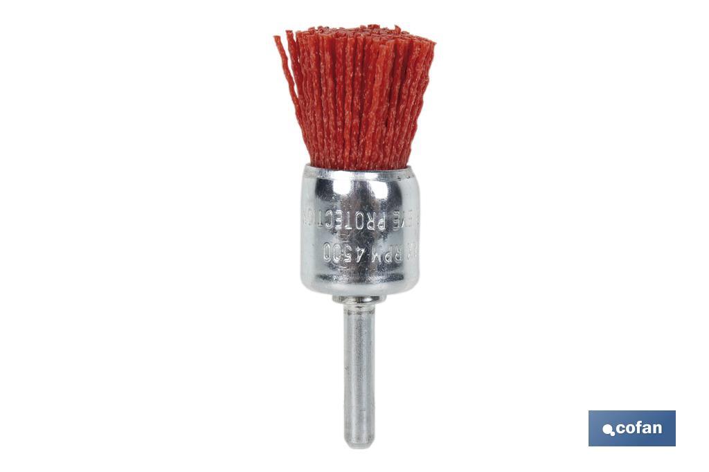 CEPILLO BROCHA DE NYLON 6 MM X Ø25