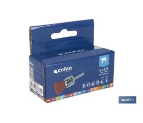 CEPILLO BROCHA DE NYLON 6 MM X Ø25
