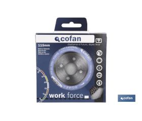 DISCO DIAMANTE PORCELANICO EXTRAFINO H-10mm, 115mm