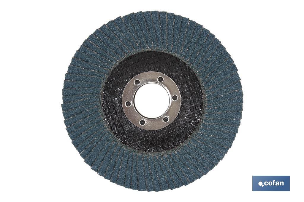 DISCO LAMINADO ESTANDAR INCLINADO 115 MM. G-120 ZIRCONIO venta unitaria