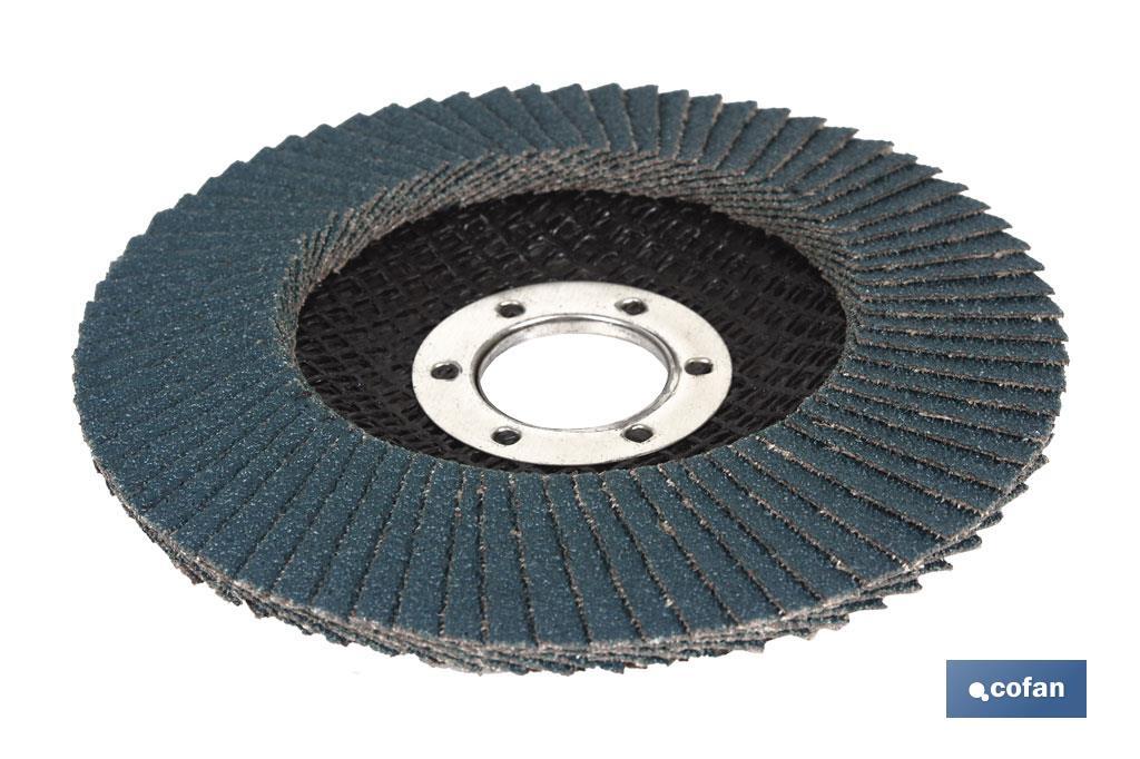 DISCO LAMINADO ESTANDAR INCLINADO 115 MM. G-120 ZIRCONIO venta unitaria