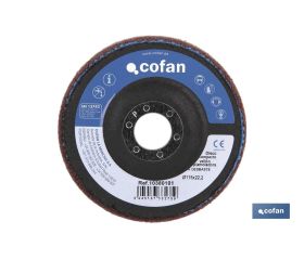 DISCO COMPACTO VELLON P/AMOLADORA Ø125 4S MUY FINO