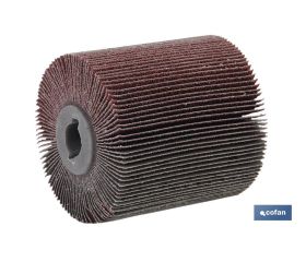 CILINDRO CEPILLO DE LAMINA C/ TELA ABRASIVA G-40