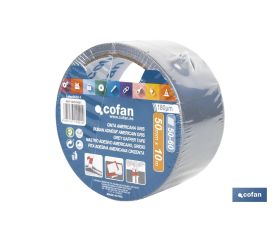 CINTA AMERICANA GRIS 180 MICRAS 50 MM X 10 M