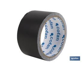 Cinta Adhesiva de Aluminio 30 Micras| Color Negro | Medida: 50 mm x 10 m