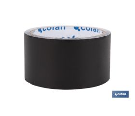 CINTA DE ALUMINIO NEGRA 30 MICRAS 50 MM X 10 M