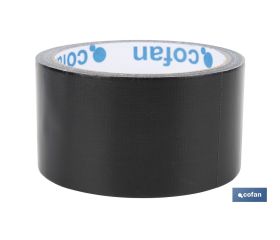 CINTA AMERICANA NEGRA 190 MICRAS 50 MM X 10 M