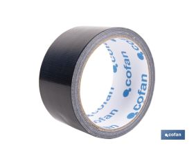 CINTA AMERICANA NEGRA 190 MICRAS 50 MM X 10 M