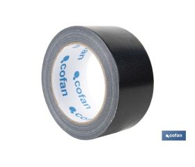 CINTA AMERICANA NEGRA 190 MICRAS 50 MM X 25 M