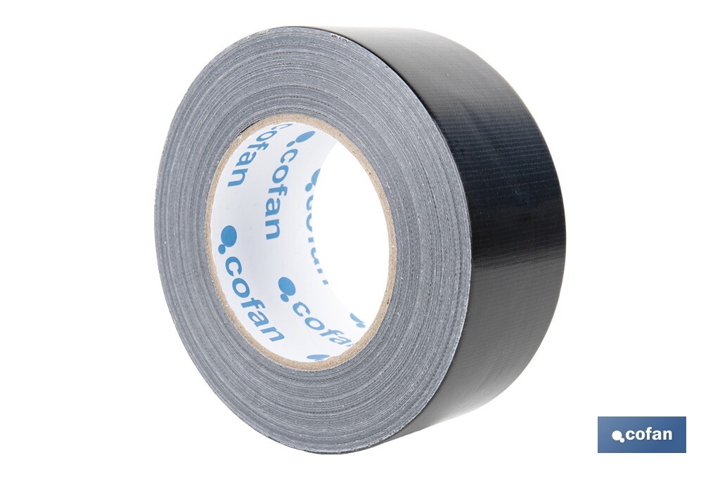 CINTA AMERICANA NEGRA 190 MICRAS 50 MM X 50 M