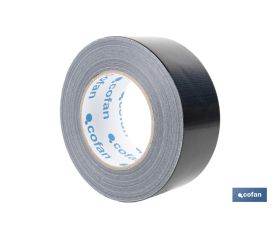 CINTA AMERICANA NEGRA 190 MICRAS 50 MM X 50 M