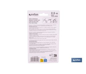CINTA AUTOVULCANIZANTE (2,5 M X 19 MM)