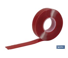 CINTA DOBLE CARA EXTRAFUERTE BRICOFAN 19 MM X 10 M