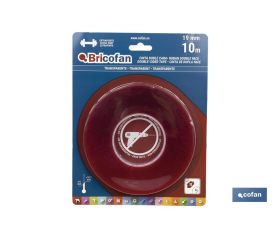CINTA DOBLE CARA EXTRAFUERTE BRICOFAN 19 MM X 10 M