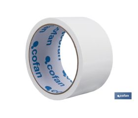 CINTA AMERICANA BLANCA 180 MICRAS 50 MM X 10 M