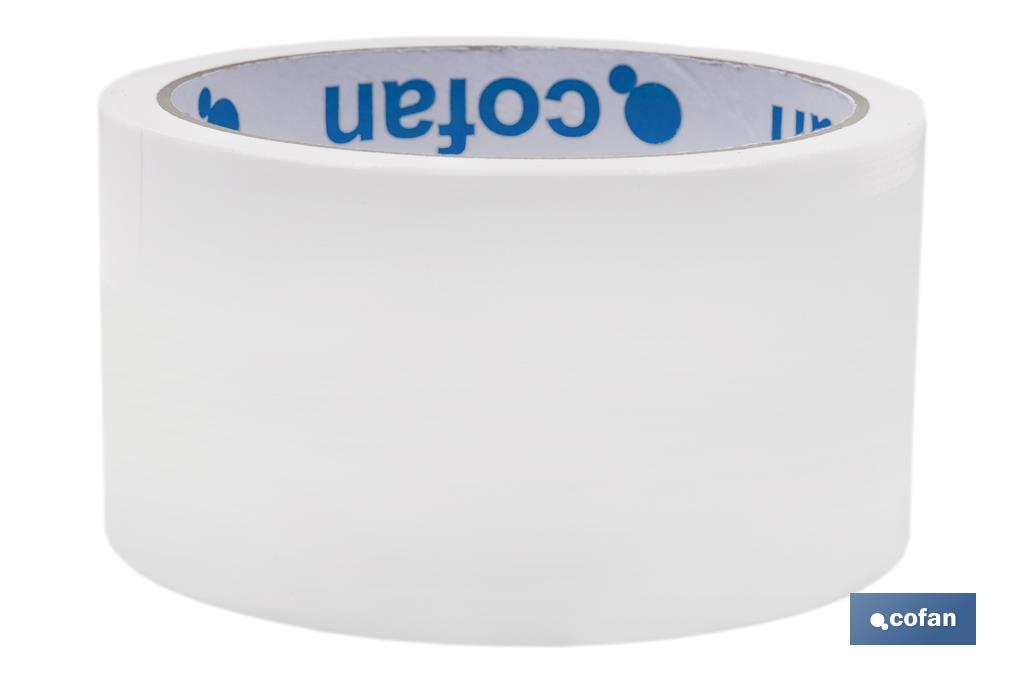 CINTA AMERICANA BLANCA 180 MICRAS 50 MM X 10 M