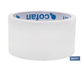 CINTA AMERICANA BLANCA 180 MICRAS 50 MM X 10 M