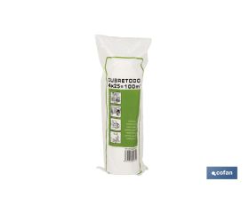 ROLLO DE POLIETILENO CUBRETODO 4 X 25 M