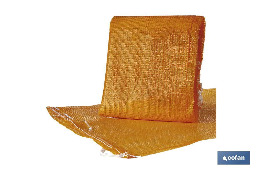 PACK DE 10 SACOS DE POLYMESH 55X83 CM ROJO CON PASADOR