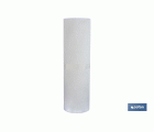 Malla de PVC | Hueco cuadrado de 5 mm | Color blanco | Medida 1 x 25 m