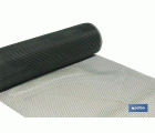 Malla de PVC | Hueco cuadrado de 10 mm | Color verde | Medida 1 x 25 m