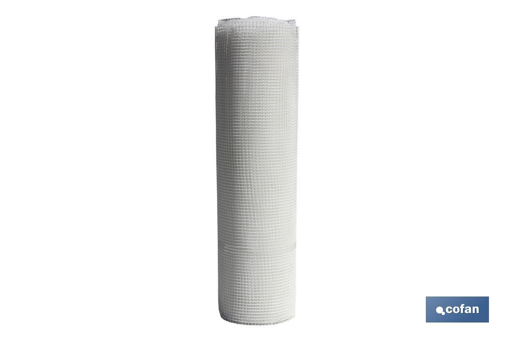 MALLA PLAST. CUADRADA JARDIN 10mm BLANCO 1x25m