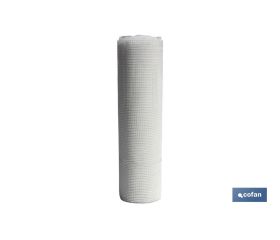 MALLA PLAST. CUADRADA JARDIN 10mm BLANCO 1x25m