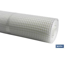 MALLA PLAST. CUADRADA JARDIN 20mm BLANCO 1x25m