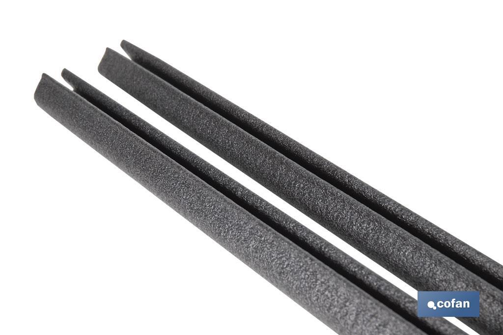 BLISTER 2 CANTONERAS ESPUMA TIPO U45MM 2M