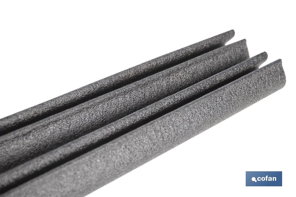 BLISTER 2 CANTONERAS ESPUMA TIPO U45MM 2M