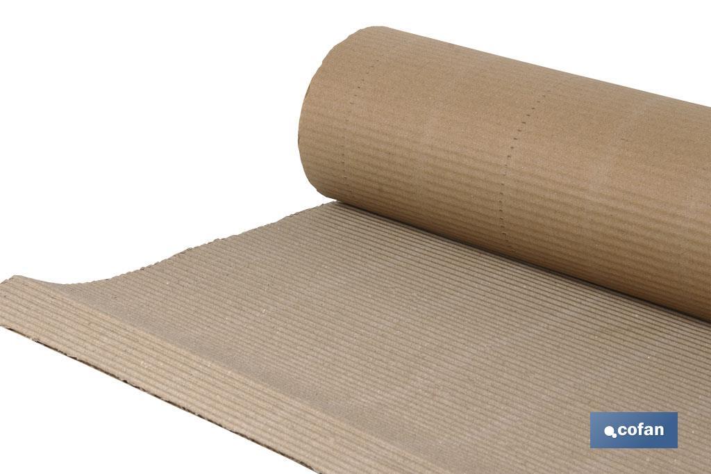 ROLLO CARTÓN ECOLOGICO MARRON 0,9X5 METROS