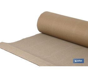 ROLLO CARTÓN ECOLOGICO MARRON 0,9X5 METROS
