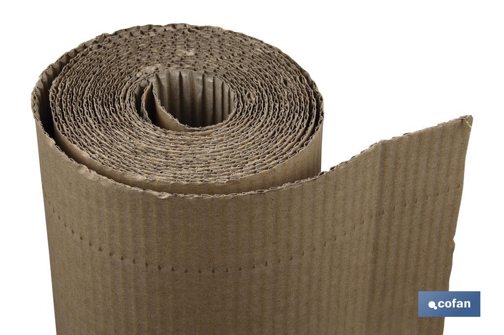 ROLLO CARTÓN ECOLOGICO MARRON 0,9X5 METROS