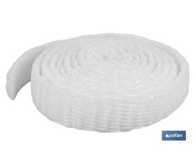 Rollo de malla tubular de espuma elástica | Protege y asegura objetos frágiles | Se amolda y adapta