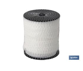 ROLLO MALLA TUBULAR UNIVERSAL 100 25M ROJO