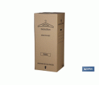 Caja armario para mudanzas | Medidas 50 x 50 x 120 cm | Material de cartón ondulado