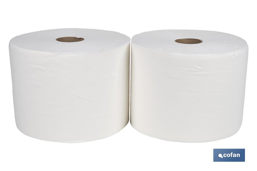 BOBINA CELULOSA EXTRA-LAMINADA VIRGEN 2 CAPAS 3K. 287 MT(2ROLLOS).