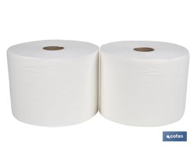 BOBINA CELULOSA EXTRA-LAMINADA VIRGEN 2 CAPAS 3K. 287 MT(2ROLLOS).