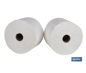 BOBINA CELULOSA EXTRA-LAMINADA VIRGEN 2 CAPAS 3K. 287 MT(2ROLLOS).