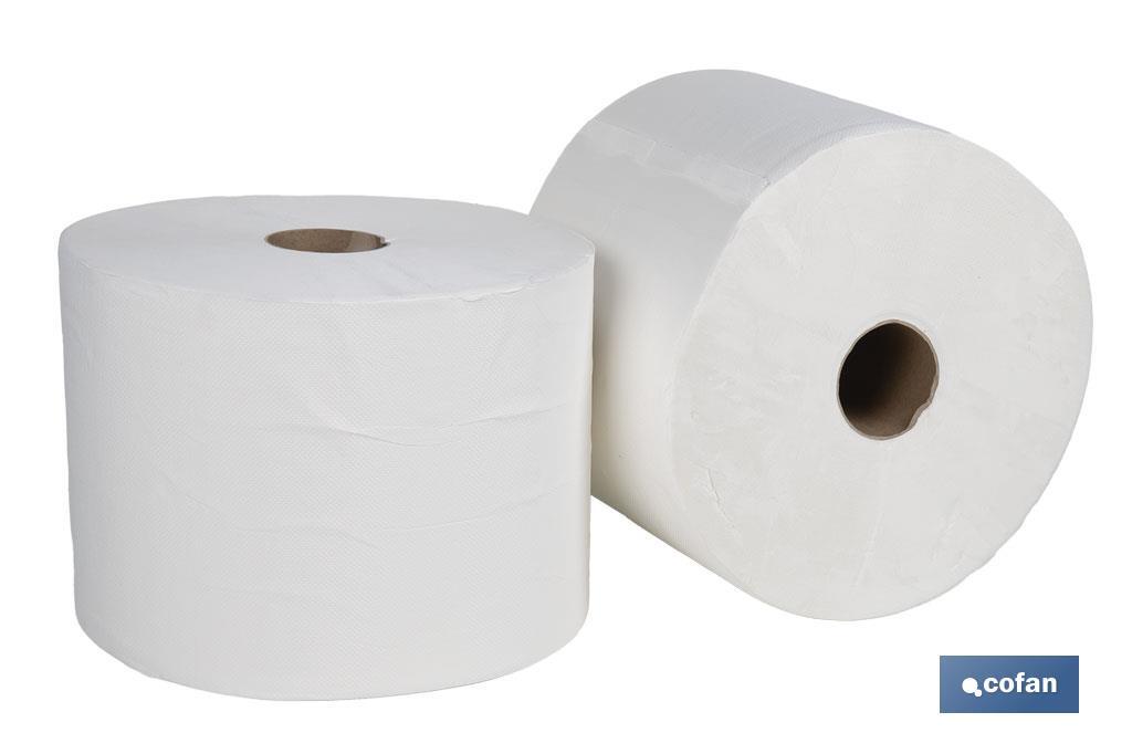 BOBINA CELULOSA EXTRA-LAMINADA VIRGEN 2 CAPAS 3K. 287 MT(2ROLLOS).