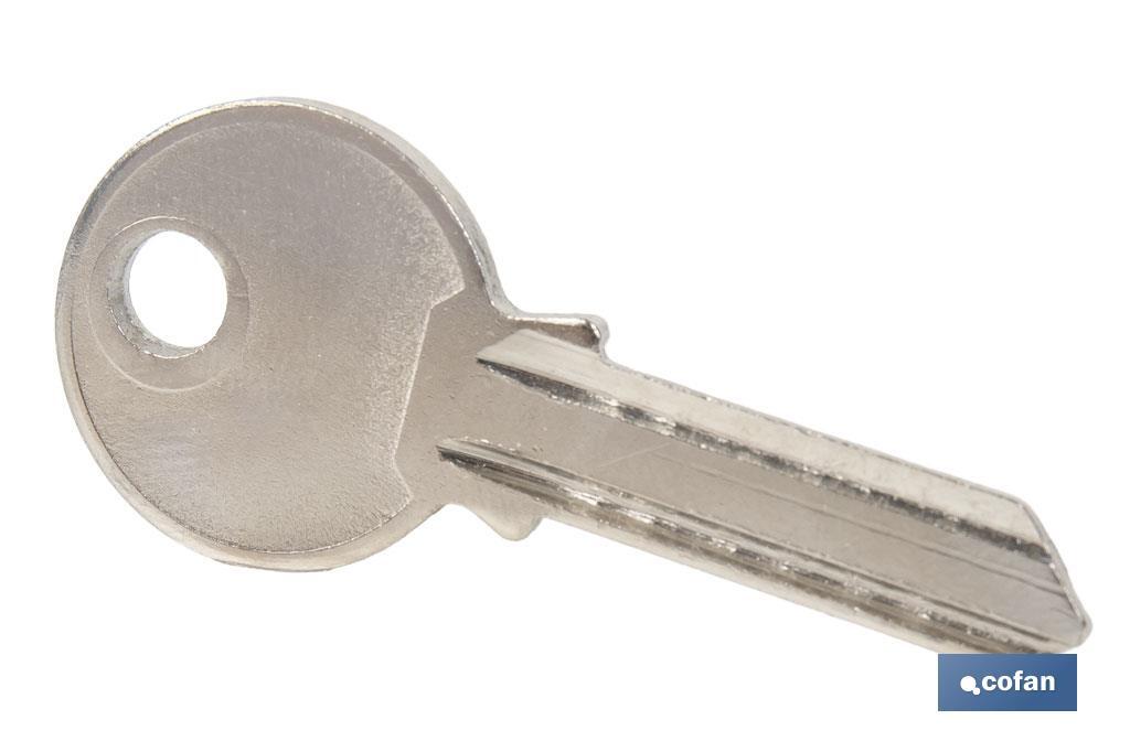 LLAVE EN BRUTO PARA CANDADO 70-90 mm (REF 10403113-14)