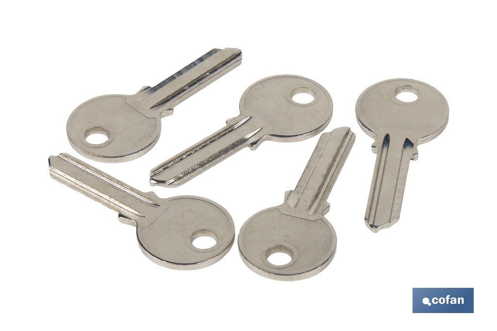 LLAVE EN BRUTO PARA CANDADO 70-90 mm (REF 10403113-14)