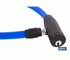 CANDADO DE BICICLETA CON CABLE DE ACERO Ø5 MM 500 MM